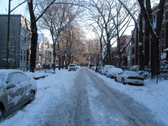 Looking east on Montana